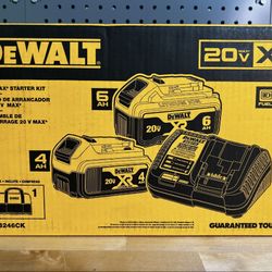 20V MAX XR Premium Lithium-Ion 6.0Ah and 4.0Ah Starter Kit