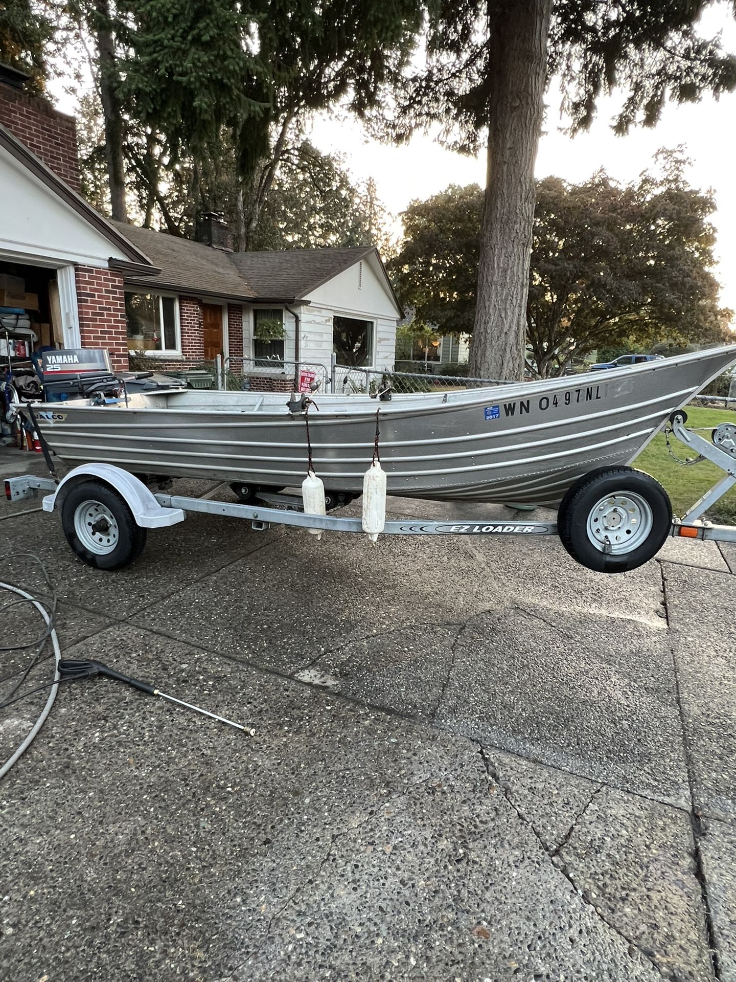 1988  15’ Valco Aluminum Boat