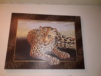 Cheetah painting