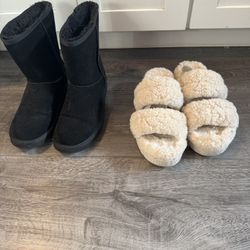 Womens Boots And Slippers 