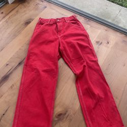 J. Galt Red Carpenter Jeans