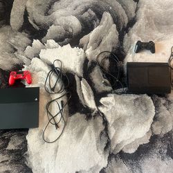 PS3 + PS4 Bundle w/ Controllers, Cables & NCAA 14 (RARE)