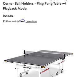 JOOLA 1113 Rally TL 300 Professional MDF Tennis Table With Net