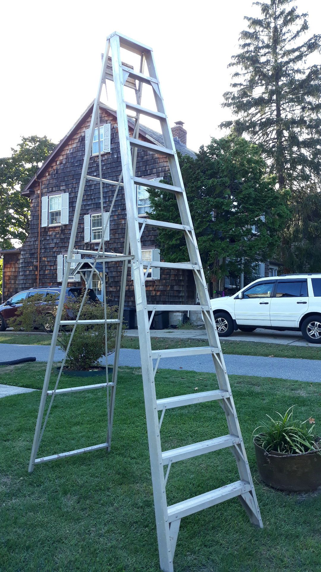 12ft A Frame aluminium ladder
