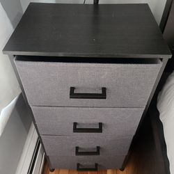 4 Drawer Fabric Dresser / Organizer – Moving Sale! $30 OBO