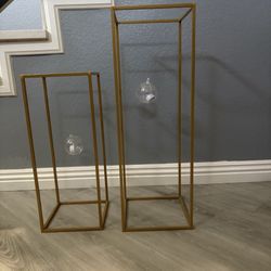 Gold Center Pieces / Centro De Mesas Dorado 