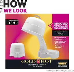 GOLD N HOT 1200 HOODED HAIR DRYER