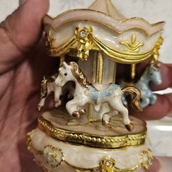 Carousel Pony Trinket - Great Quality