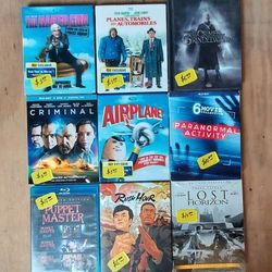 Various Blu-rays 