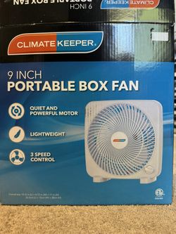 Portable Box Fan Brand new 9’ Inch