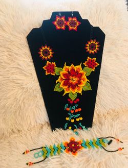 Joyeria En Arte Huichol Set