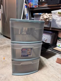 3 drawer plastic dresser