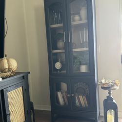 CURIO CABINET/ OBO = $195