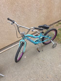 Girls 20 inch schuinn with training wheels