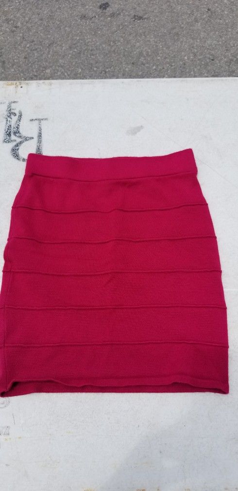 Pink Pencil Skirt