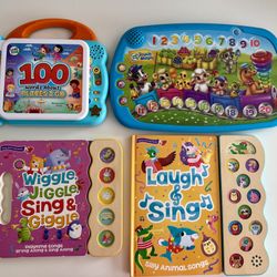 Leap Frog Board Books with Noise (batteries required) Toddler, Baby, Preschool