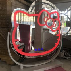 Hello Kitty Kawaii Led Makeup Mirror With Base