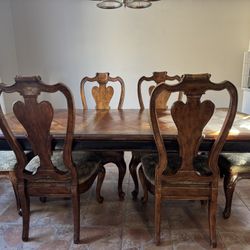 Wood Dining Table (seats 6)