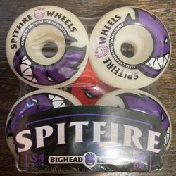 SPITFIRE Skateboard Wheels 54mm BIGHEAD SKATEBOARD 99 DU New Sealed