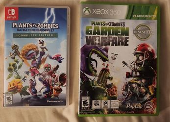 Plants Vs Zombies For Naperville Nintendo Switch and Garden Warfare Xbox 360
