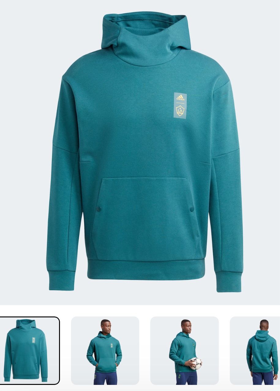 ADIDAS 2023 LA GALAXY TRAVEL HOODIE