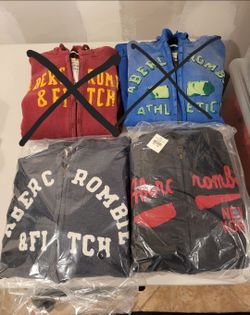 Men's Abercrombie hoodie vintage style slim fit (M) for $40 each Firm (Placentia 92870)
