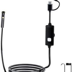 FERDIIZ WIRED ENDOSCOPE connects to iPhones, Android, iPad etc. 5m Waterproof iP67