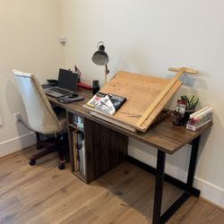Double Work Station Desk (Ebern Designs)