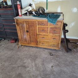 Old Cabinet 6 Drawers 