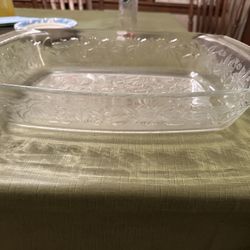 Vintage Princess House Fantasia 18” Deep Dish Baking Lasagna Dish 