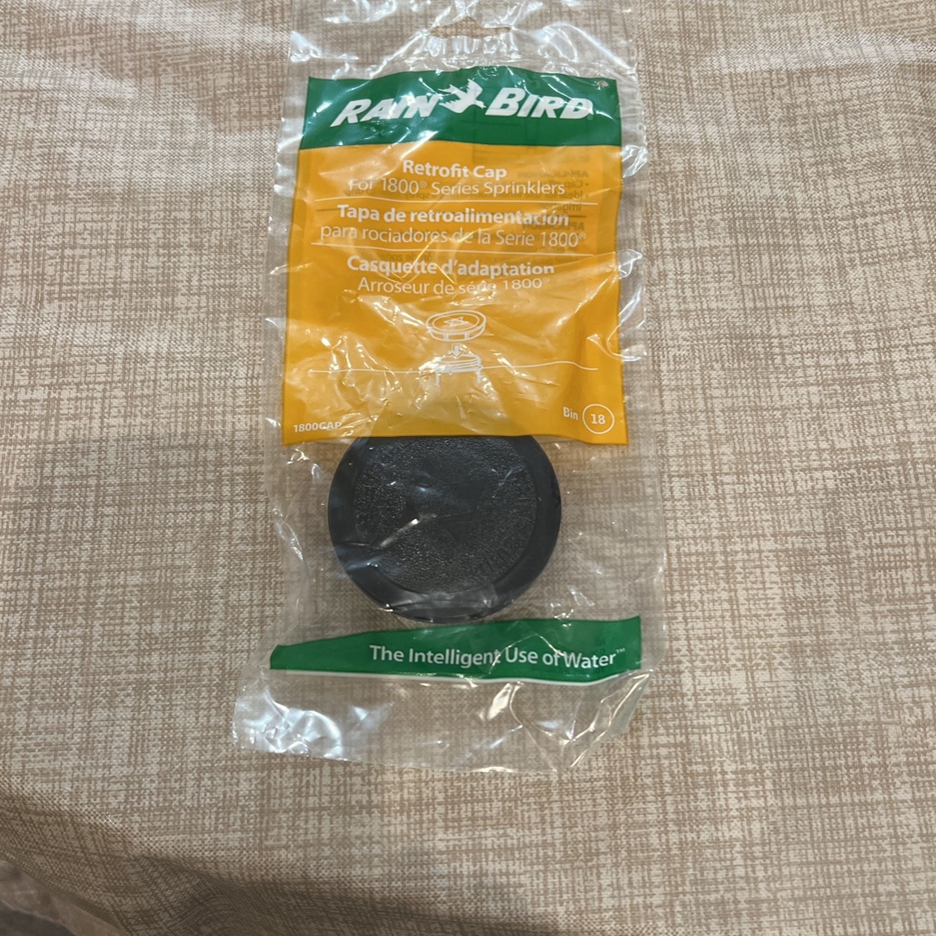 8 X Rain Bird Sprinkler Cap Offs 