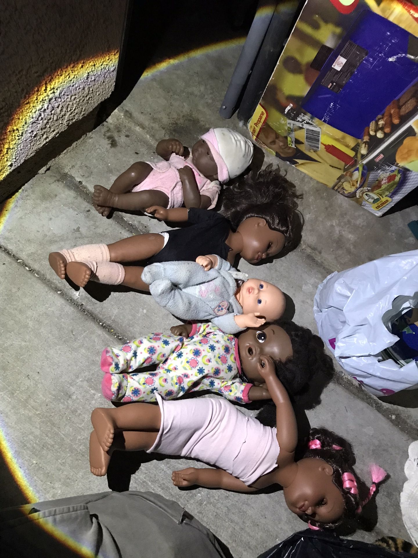 One Adopted Baby Among 4 Siblings Dolls