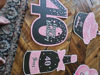 40th Birthday Yard Signs!
