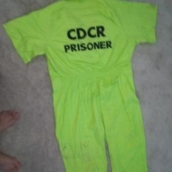 Prison Jump Suit .  Cdcr O.B.O