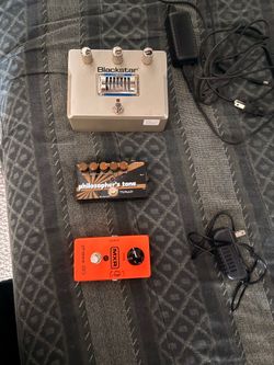 Pedals and a Blackstar HT Club 50 Halfstack