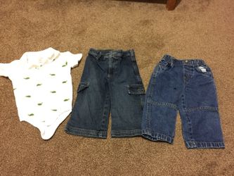 Boy jeans and onesie (18 month)