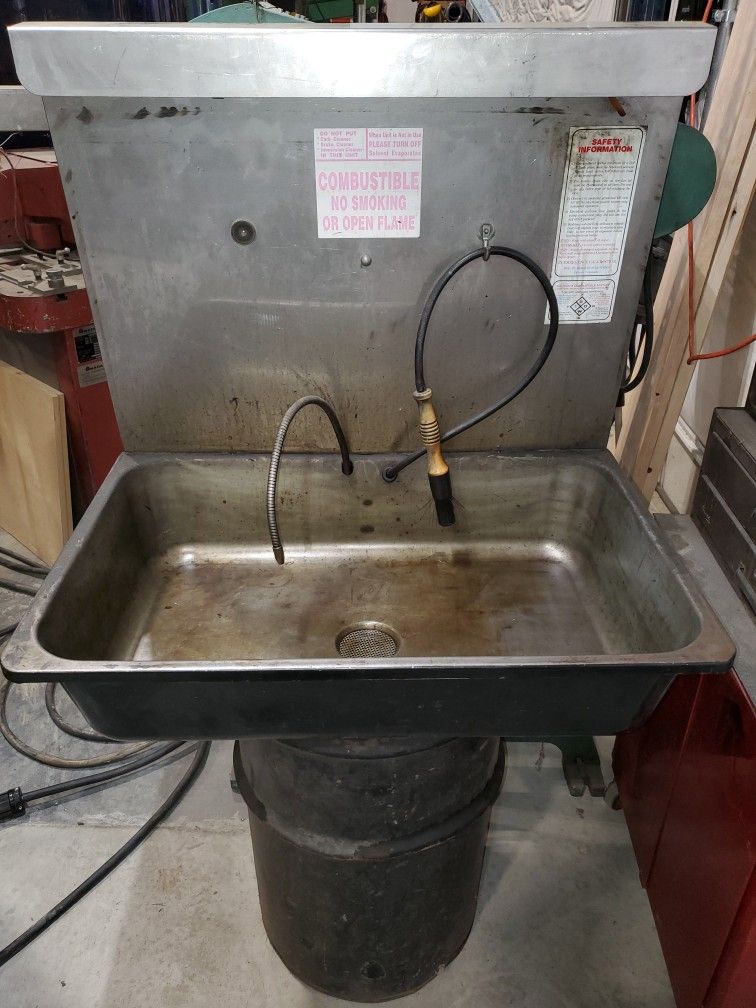 Drum Mounted Parts Washer