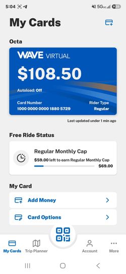 Oc bus pass 108 balance