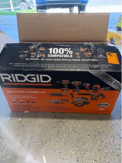 Ridgid 18v 8 tool combo kit
