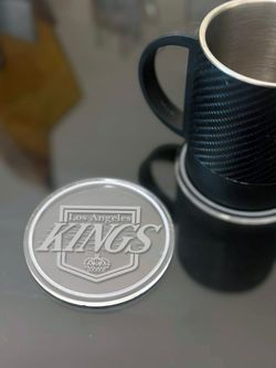 Los Angeles Kings Hockey 5 piece acrylic Beverage Drink Coaster Custom NHL