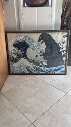 godzilla frame poster