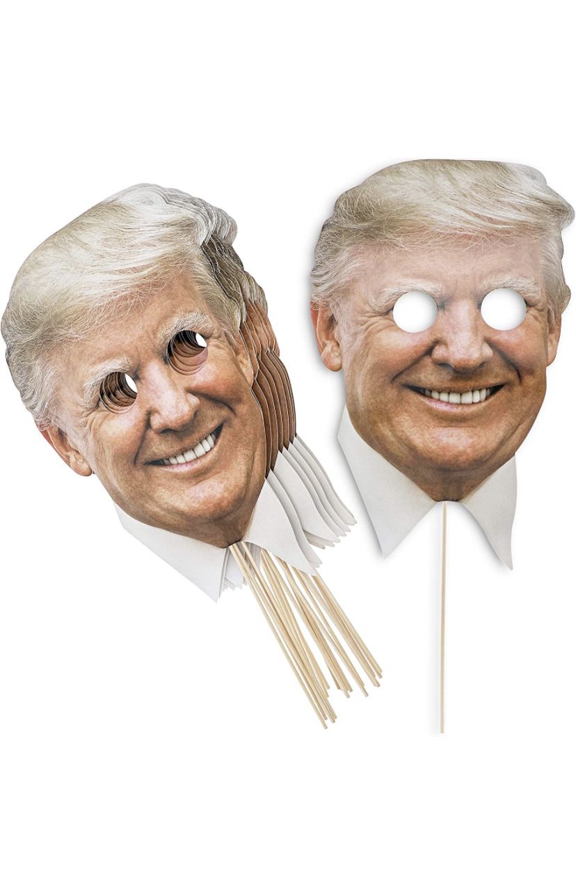 Trump Face Photo Booth Prop 