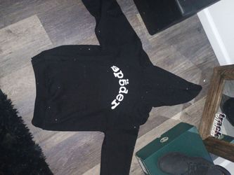 Black vvs sp5der hoodie