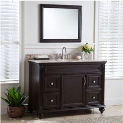 New in box 49’ Stone effects Rustic Gold Vanity top