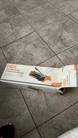 HDX TILE CUTTER
