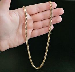 JAXXON Cuban link 925 necklace with gold finish
