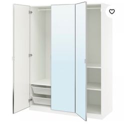 93” height IKEA Wardrobes With Mirror Door 