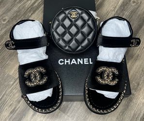 Chanel Slides Brand New With Box And Dust Cover