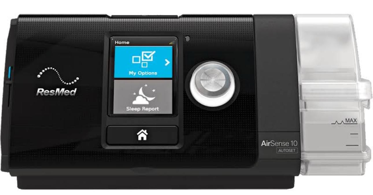 Auto CPAP ResMed AirSense Machine And Nasal Mask