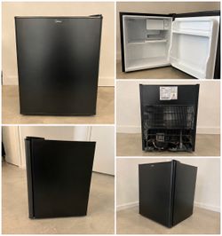 Midea Mini Fridge Black Compact Refrigerator